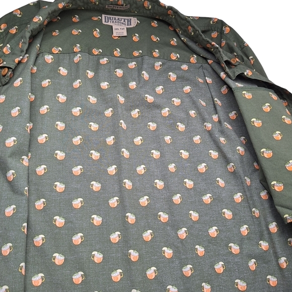 Duluth‎ XLT Untucked Cotton Moscow Mule Long Sleeve Casual Button Down Shirt - Picture 8 of 15